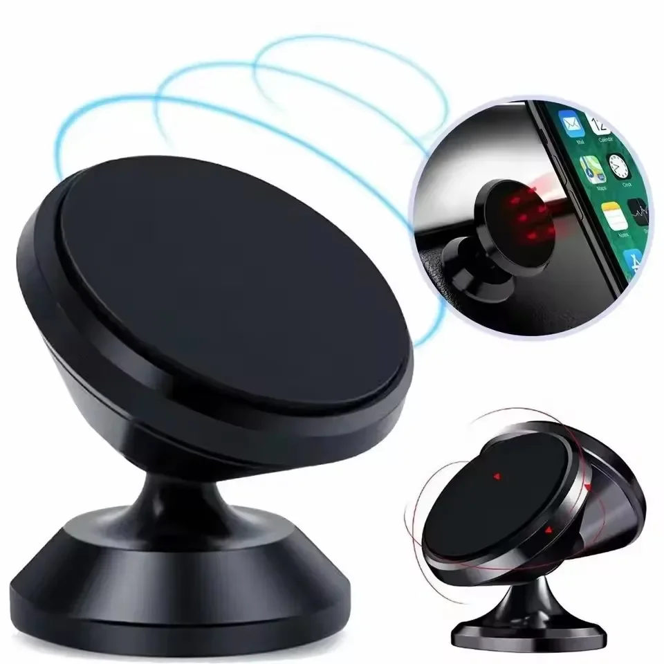 Phone Accessories Holder Car - ที่ยึดโทรศัพท์ในรถยนต์แบบแม่เหล็ก ขาตั้งโทรศัพท์มือถือ รองรับ GPS สำหรับ iPhone