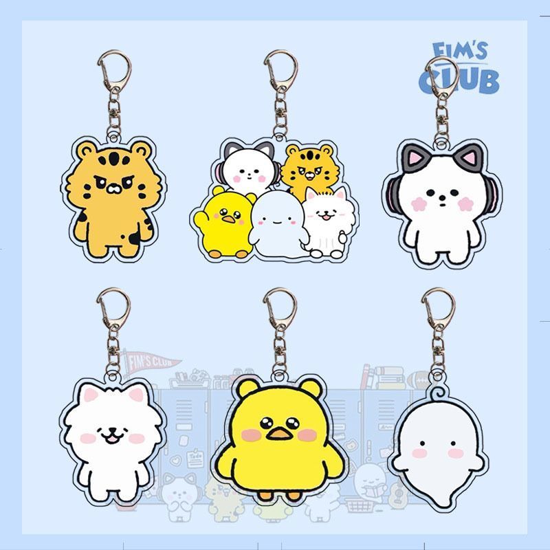 Phone Accessories Charms - พวงกุญแจอะคริลิกแบบป๊อปอัพ ทำมือ ลาย LESSERAFIM ซากุระ คิม