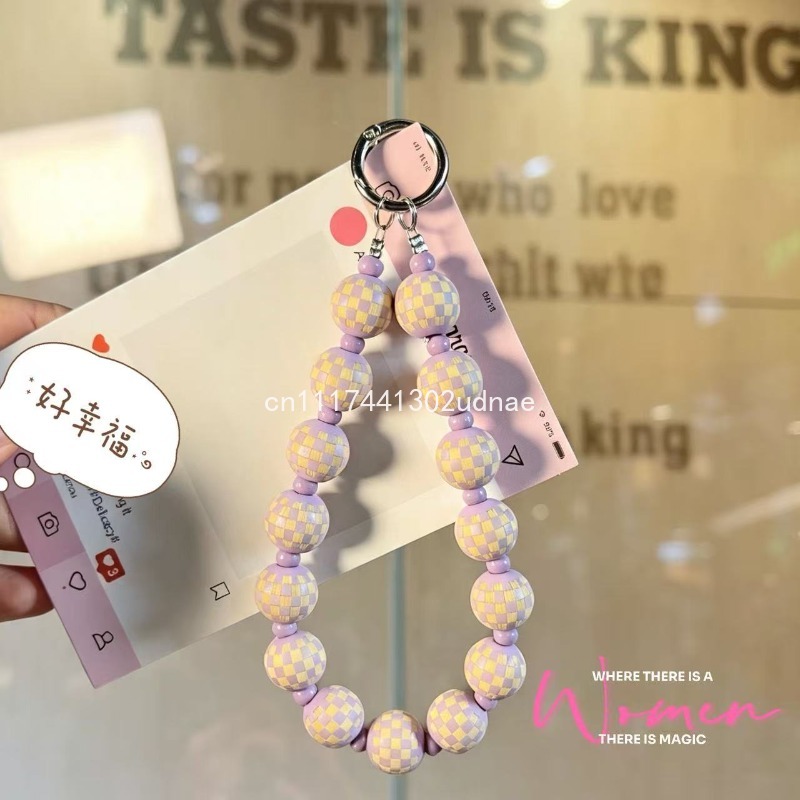 สายคล้องโทรศัพท์ลายสก็อตทำจากไ - Phone Accessories Charms บทวิจารณ์และราคา