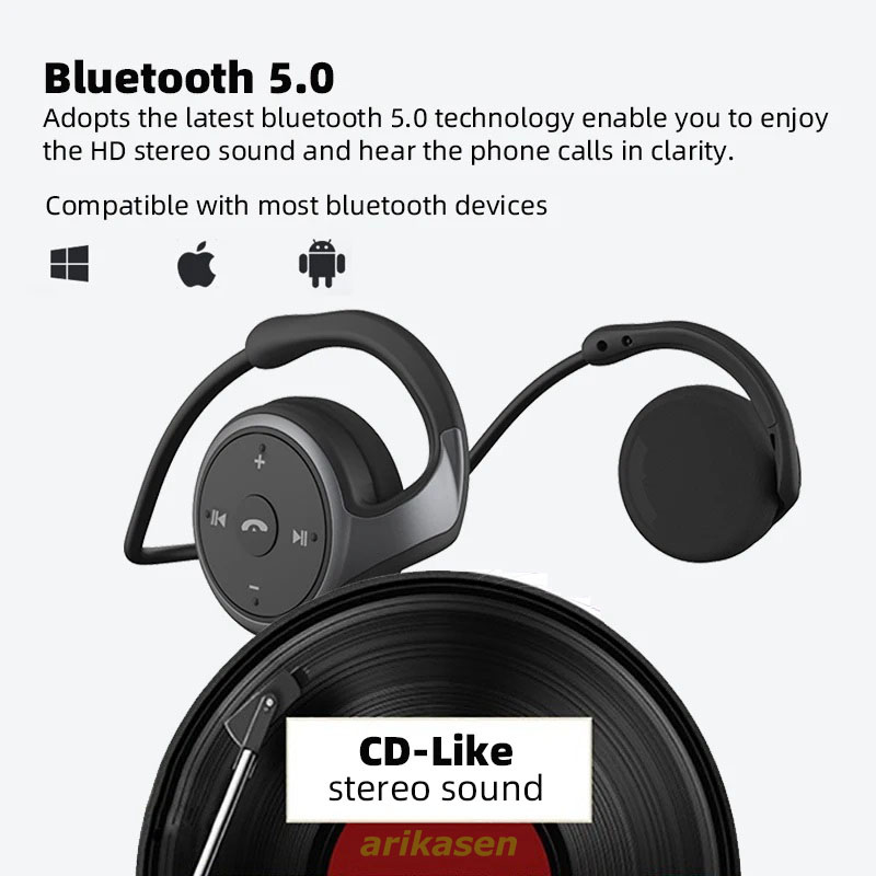 A6 Bluetooth 5.0หูฟังกีฬาไร้สา - Phone Accessories Amazon บทวิจารณ์และราคา