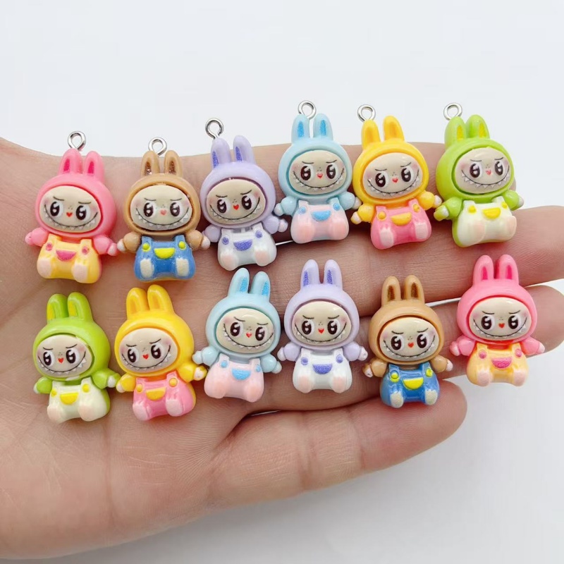 ชาร์มเรซิ่นรูปบ้านกระต่ายสตรอว - Phone Accessories Charms บทวิจารณ์และราคา