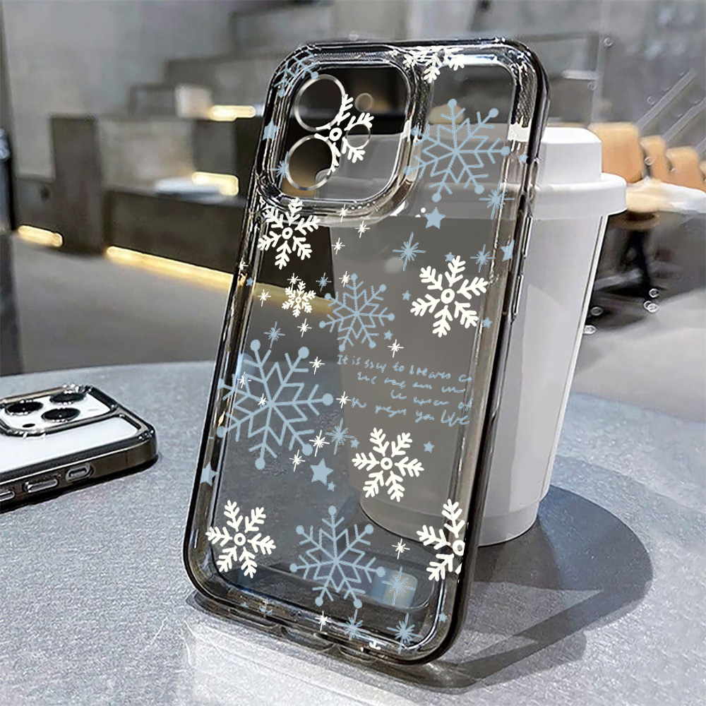 เคสโทรศัพท์ใสลายเกล็ดหิมะต้นคร - Apple Iphone 15 บทวิจารณ์และราคา