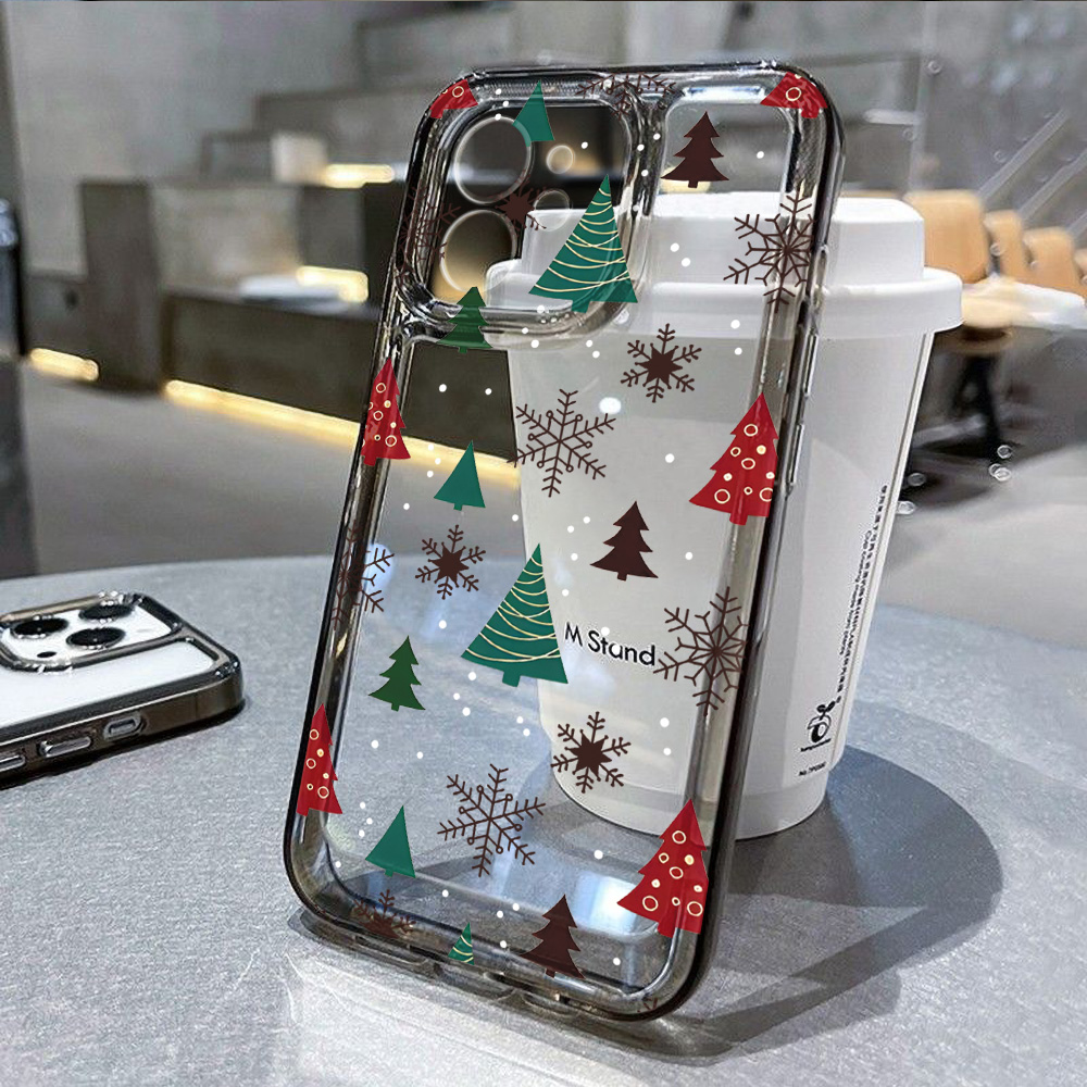 เคสโทรศัพท์ใสลายเกล็ดหิมะต้นคร - Apple Iphone 15 บทวิจารณ์และราคา