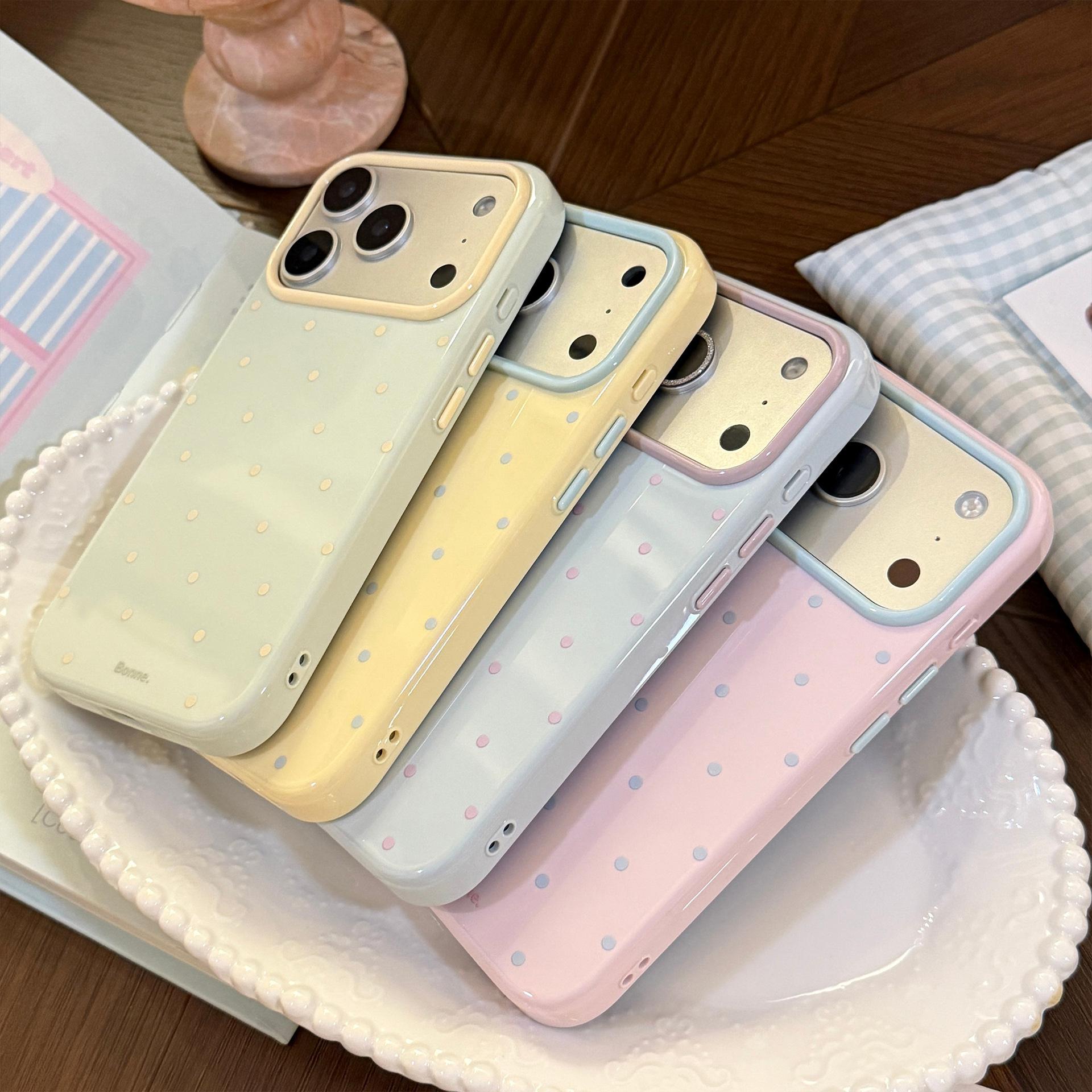 เคสโทรศัพท์ TPU นุ่มลายจุดสีลู - Apple Iphone 15 บทวิจารณ์และราคา